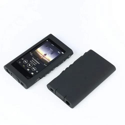 bestforyou Soft Silicone Protective Case for Sony Walkman NW-A50 Series | Black thumbnail 2