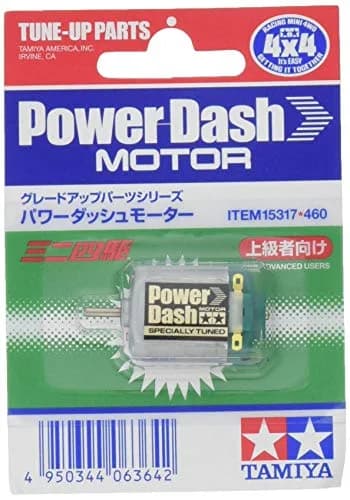 Tamiya 15317 Power Dash Motor for Mini 4WD RC Cars | 23600 RPM thumbnail 1