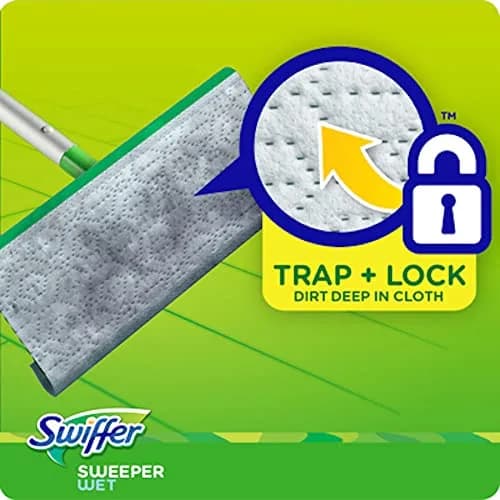 Swiffer Wet Mopping Pad Refills for Floor Mop Open Window Fresh Scent 12 Count - 4 Pack | 48 Count Total thumbnail 3