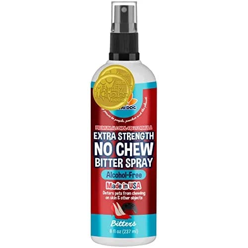 Bodhi Dog Bitter 2-in-1 No Chew & Hot Spot Spray 237ml (8 Fl Oz) | Alcohol-Free Natural Anti-Chew Remedy thumbnail 1