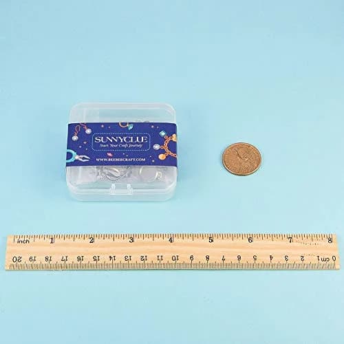 SUNNYCLUE 28pcs 7 Style Clip-on Earring Findings Set | Non-Pierced Earring Converter Components thumbnail 7