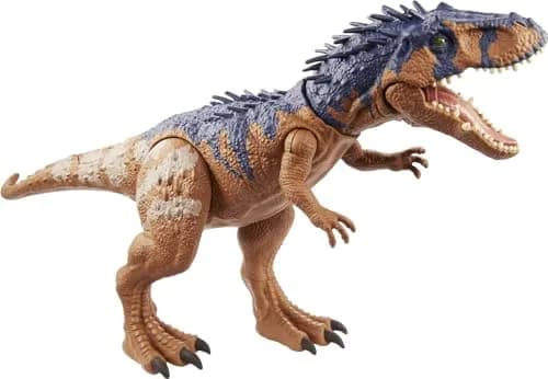 Mattel Jurassic World Massive Biters Siats Meekerorum Dinosaur Action Figure | Movable Joints, Tail-Activated Strike & Chomping Motion thumbnail 1