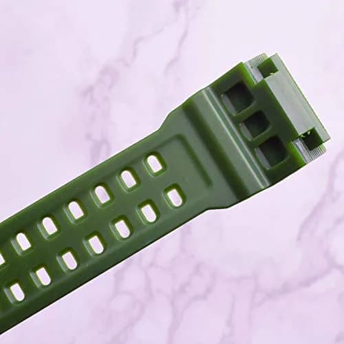 OliBoPo Silicone Watch Strap for Casio G-Shock GG-1000 | Durable, Lightweight, Water-Resistant (16mm, Green) thumbnail 6