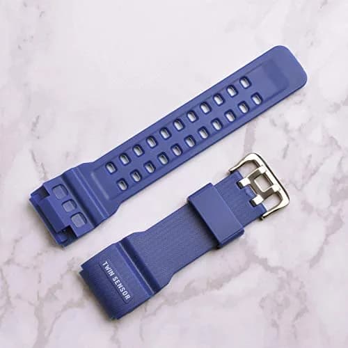 OliBoPo Silicone Watch Strap for Casio G-Shock GG-1000, Blue | Durable, Water-Resistant, Snug Fit thumbnail 4