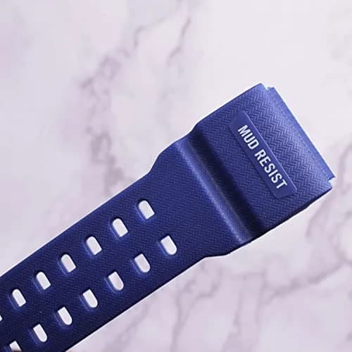 OliBoPo Silicone Watch Strap for Casio G-Shock GG-1000, Blue | Durable, Water-Resistant, Snug Fit thumbnail 8