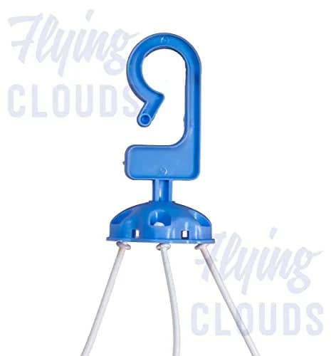 River Plast Plastic Round Cloth Drying Stand with 24 Clips | 35.9cm (14.1in) Foldable Laundry Hanger thumbnail 5