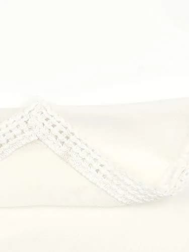 DUPATTA BAZAAR Woman's Off White Chiffon Dupatta 2.5 meters (98.4 inches) | Elegant Border thumbnail 6