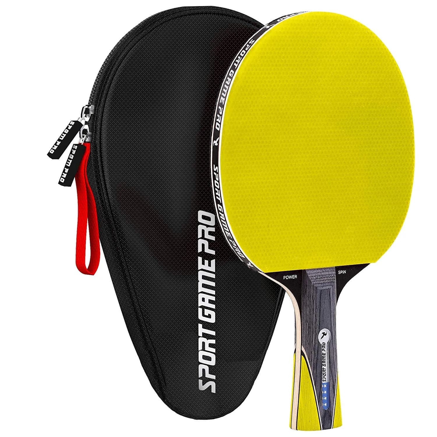 Sport Game Pro Yellow Sport Racket | Killer Spin & Control for All Levels — Yellow