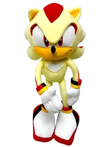 Great Eastern Entertainment Sonic the Hedgehog - Super Shadow Plush 10" | Official Sonic Merchandise thumbnail 1