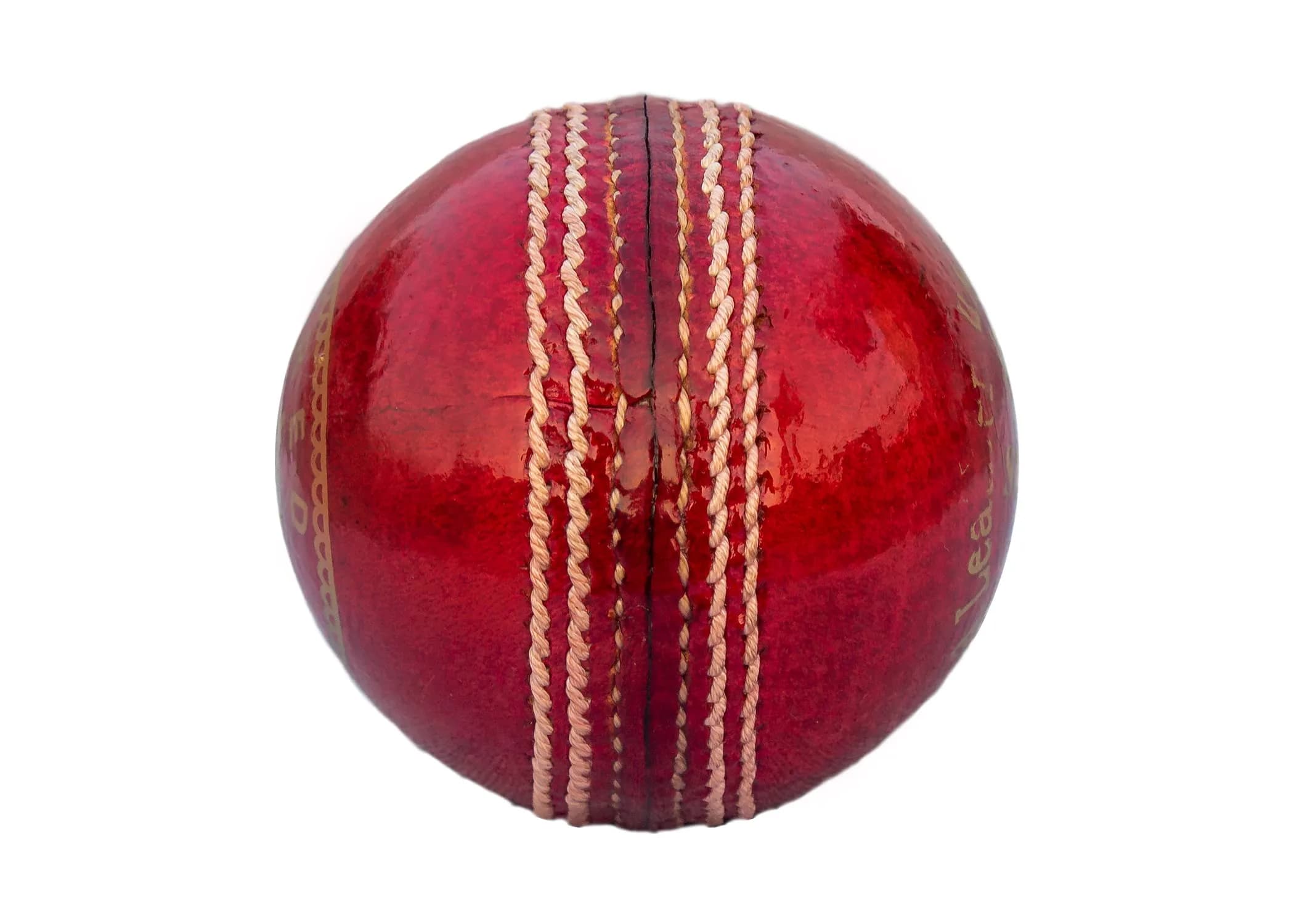 Red Cherry Hand Made Red Leather Cricket Ball, Youth Size, 156g (5.5 oz) | Premium Indian Leather for Beginners - view 3