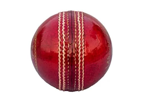 Red Cherry Hand Made Red Leather Cricket Ball, Youth Size, 156g (5.5 oz) | Premium Indian Leather for Beginners thumbnail 3