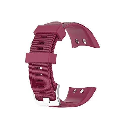 E ECSEM Compatible Garmin Forerunner 45 Bands Women Men Liquor Red | Breathable Silicone Replacement Strap thumbnail 5