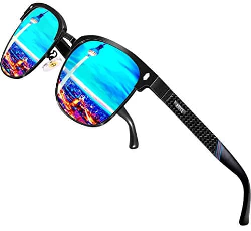 ATTCL Polarized Sunglasses Men Semi Rimless Al-Mg Metal UV400 Lightweight | True Color & Glare-Free Vision thumbnail 1
