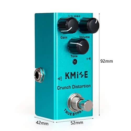 lotmusic Kmise Crunch Distortion Electric Guitar Effects Pedal | 9V True Bypass, 3 Modes, Noise Reduction thumbnail 7