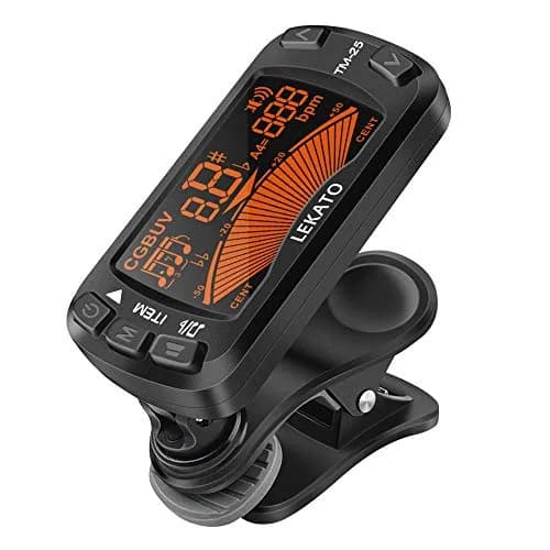 LEKATO Guitar Tuner Clip On Metronome Tone Generator 3 in 1 Portable | All Instruments, Bass, Violin, Ukulele thumbnail 1