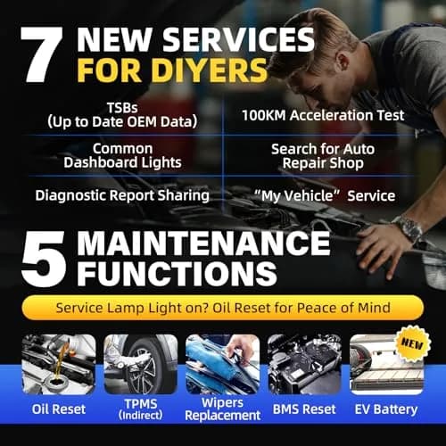 Autel AP2500E/AP2500 OBD2 Scanner Bluetooth Code Reader with Maxi AP2500 App | All-System Diagnostics & 5 Reset Services thumbnail 4