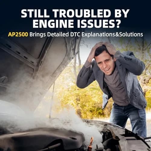 Autel AP2500E/AP2500 OBD2 Scanner Bluetooth Code Reader with Maxi AP2500 App | All-System Diagnostics & 5 Reset Services thumbnail 6