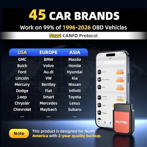 Autel AP2500E/AP2500 OBD2 Scanner Bluetooth Code Reader with Maxi AP2500 App | All-System Diagnostics & 5 Reset Services thumbnail 9