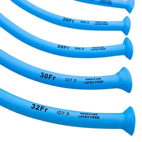LINE2design Nasopharyngeal Airway Kit 6-Pack with Lubricating Jelly | Medical Grade Soft PVC Tubes for Emergency Rescue thumbnail 4