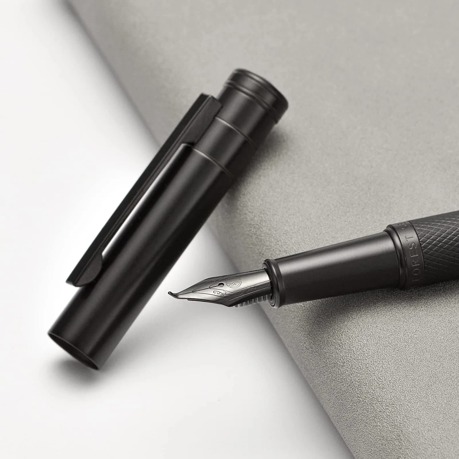 Asvine Black Forest Fude Pen, Bent Nib Calligraphy Fountain Pen 13.8cm (0.5-1.2mm) | Smooth Ink Flow - view 7