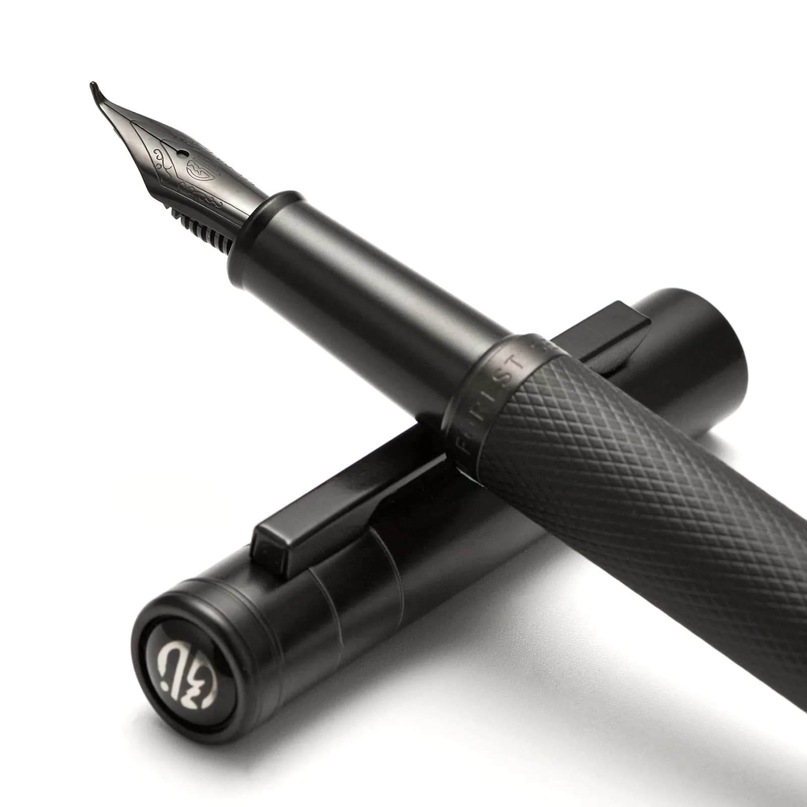 Asvine Black Forest Fude Pen, Bent Nib Calligraphy Fountain Pen 13.8cm (0.5-1.2mm) | Smooth Ink Flow - view 3