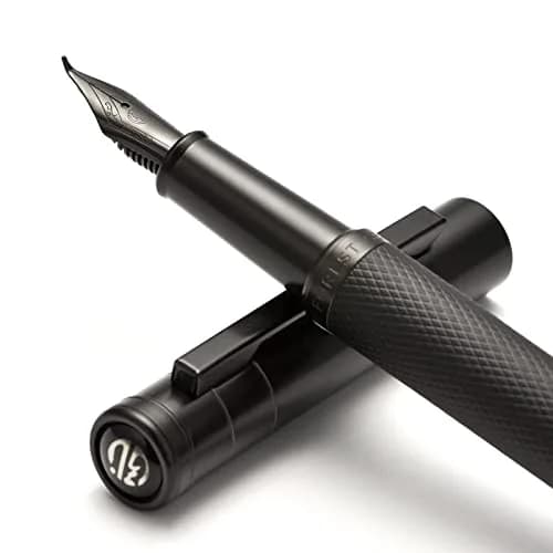 Asvine Black Forest Fude Pen, Bent Nib Calligraphy Fountain Pen 13.8cm (0.5-1.2mm) | Smooth Ink Flow thumbnail 3