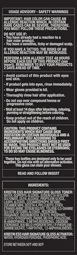 Kristin Ess Signature Hair Gloss Bittersweet Dark Brunette 118ml (4 Fl Oz) | Tones Brassiness & Boosts Shine thumbnail 4