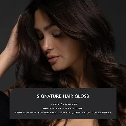 Kristin Ess Signature Hair Gloss Bittersweet Dark Brunette 118ml (4 Fl Oz) | Tones Brassiness & Boosts Shine thumbnail 7