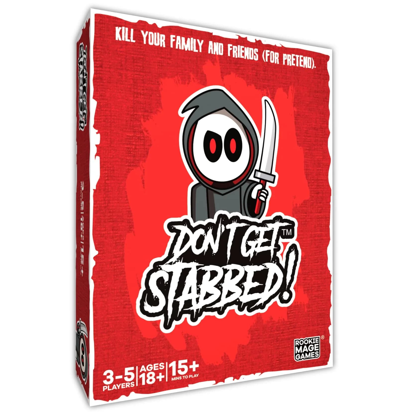 Rookie Mage Games Don't Get Stabbed! Adult Horror Card Game | Halloween Party Fun (70-120 chars) - main product image