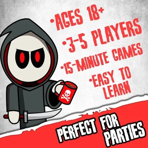 Rookie Mage Games Don't Get Stabbed! Adult Horror Card Game | Halloween Party Fun (70-120 chars) thumbnail 4
