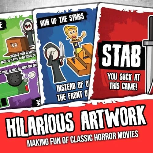 Rookie Mage Games Don't Get Stabbed! Adult Horror Card Game | Halloween Party Fun (70-120 chars) thumbnail 6