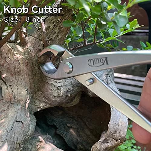VOUIU 210mm (8.27in) Stainless Steel Knob Cutter | Precision Pruning for Bonsai Tumors & Knots thumbnail 3