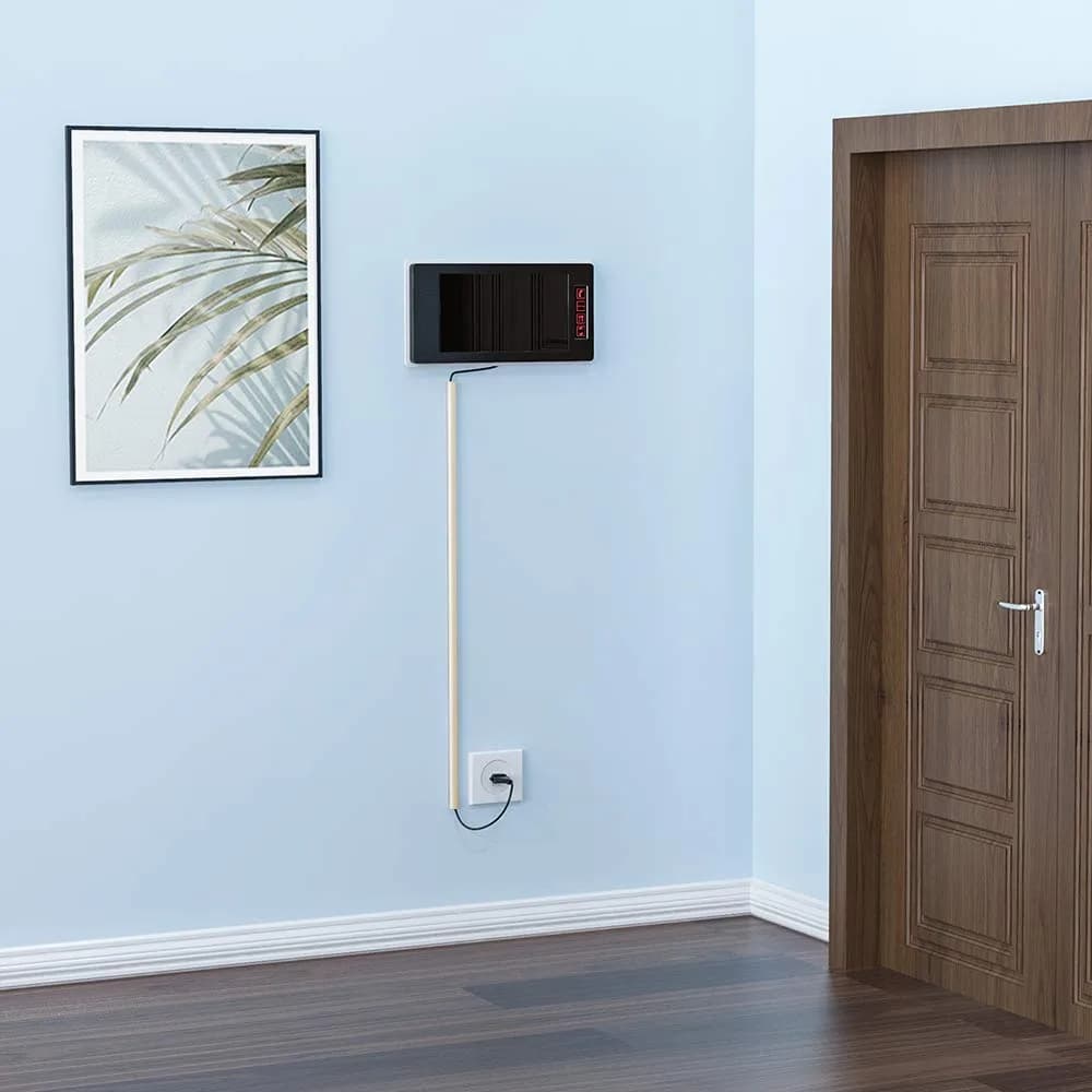 Yecaye Mini Cord Hider Channel 128in (3.6m) | Conceals Single Mini Wire - view 4