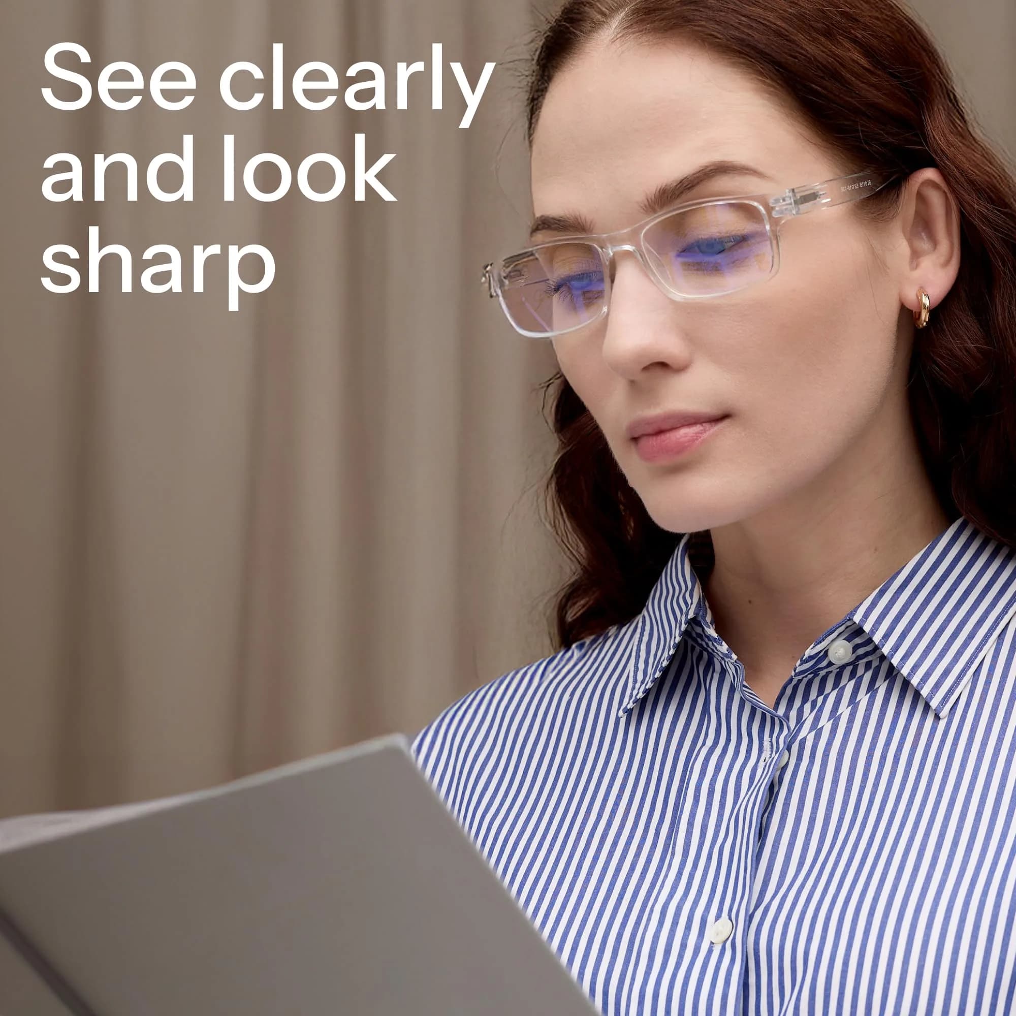 Gaoye 5-Pack Reading Glasses with Blue Light Filter 2.5 Diopter | Unisex Adult Classic Full Rim TR90 Frame - view 4