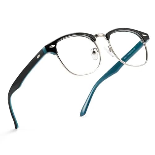 Cyxus Browline Blue Light Glasses for Men Women Reduce Eye Strain 8056T54 | Stylish Anti-Blue Light Glasses for Screen Use thumbnail 1