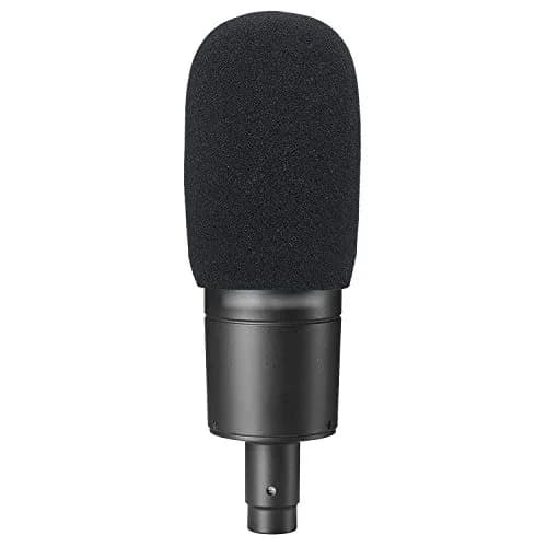 SUNMON Windscreen Foam Cover for Audio-Technica AT2020, AT2020USB, AT2020USB+ Microphones (2-Pack, Black) thumbnail 2