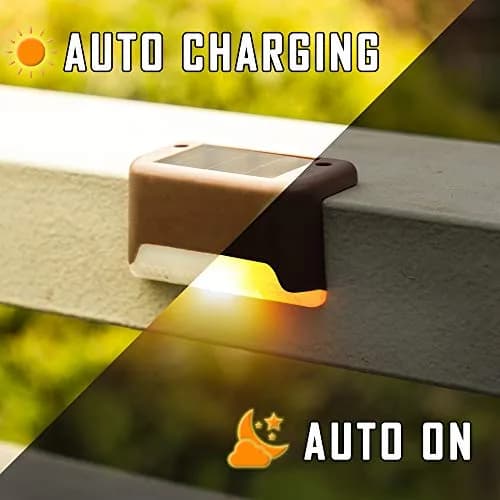 Solpex Solar Deck Lights Outdoor 16 Pack Warm White LED | 8.8 cm (3.46 in) Length thumbnail 5