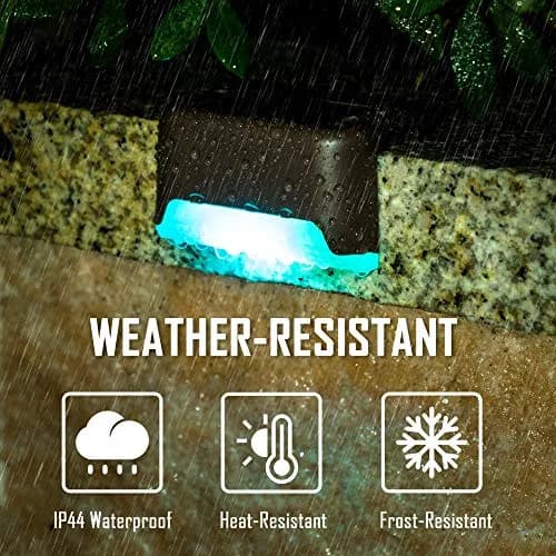 Solpex Solar Deck Lights Outdoor 16 Pack Warm White LED | 8.8 cm (3.46 in) Length thumbnail 6