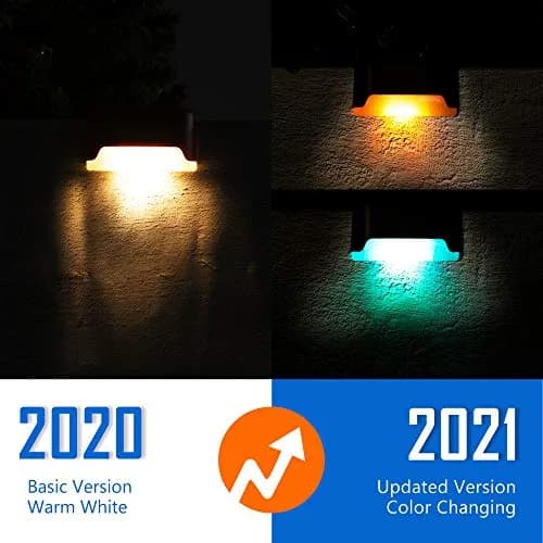 Solpex Solar Deck Lights Outdoor 16 Pack Warm White LED | 8.8 cm (3.46 in) Length thumbnail 3