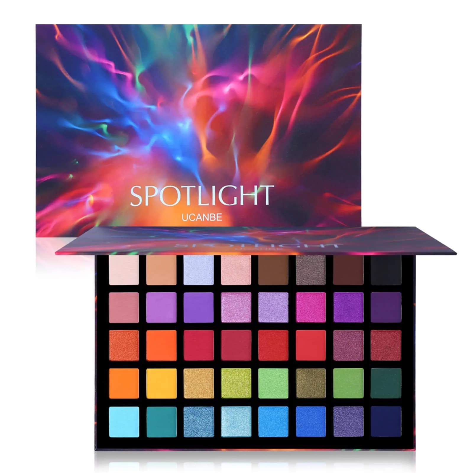 UCANBE Spotlight Eyeshadow Palette 40 Colors | Matte Shimmer Makeup with 1g Pans - view 8