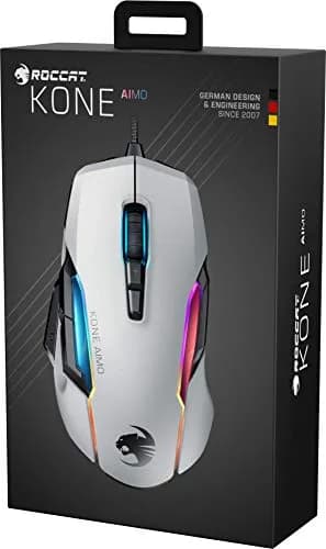 ROCCAT Kone AIMO Remastered Gaming Mouse | 16,000 DPI Optical Sensor, 24 Programmable Buttons, RGB Lighting, Ergonomic Palm Grip, 127 g (4.48 oz) thumbnail 4
