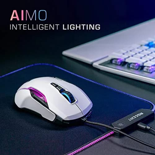 ROCCAT Kone AIMO Remastered Gaming Mouse | 16,000 DPI Optical Sensor, 24 Programmable Buttons, RGB Lighting, Ergonomic Palm Grip, 127 g (4.48 oz) thumbnail 3