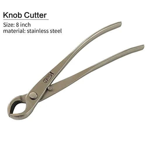 VOUIU 6-Piece Bonsai Tool Set | Knob Cutter, Trunk Splitter, Concave Cutter, Wire Cutter, Jin Pliers, Bonsai Scissors (210mm) thumbnail 2