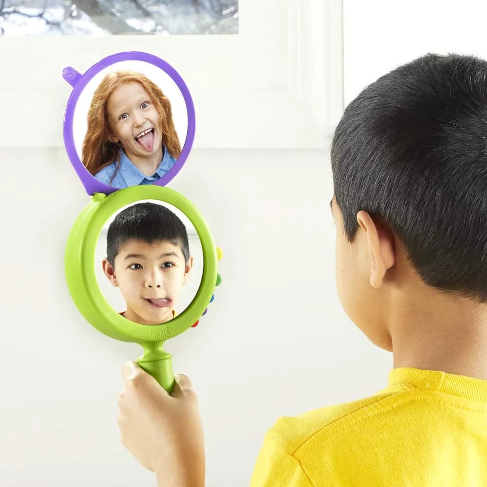hand2mind See My Feelings Mirror Set of 4 | Emotional Development Toys for Toddlers & Kids - view 7