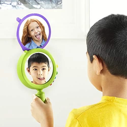 hand2mind See My Feelings Mirror Set of 4 | Emotional Development Toys for Toddlers & Kids thumbnail 7