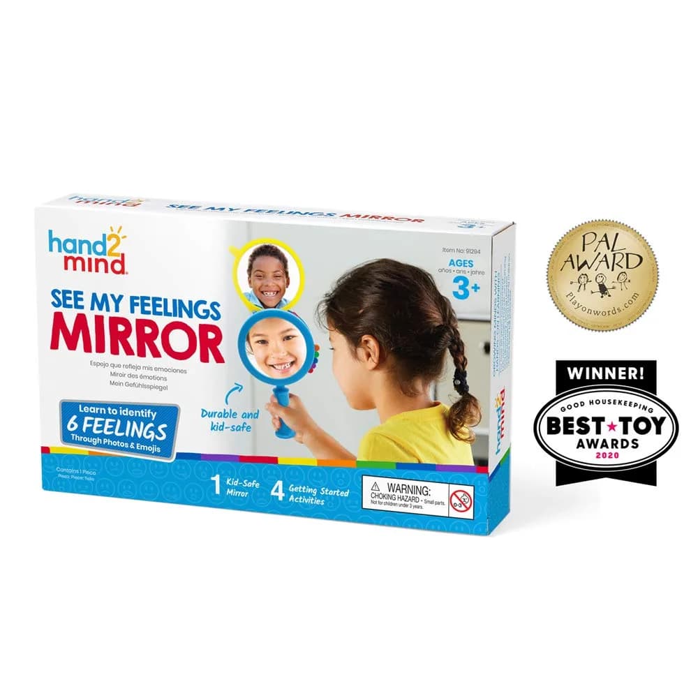 hand2mind See My Feelings Mirror Set of 4 | Emotional Development Toys for Toddlers & Kids - view 3