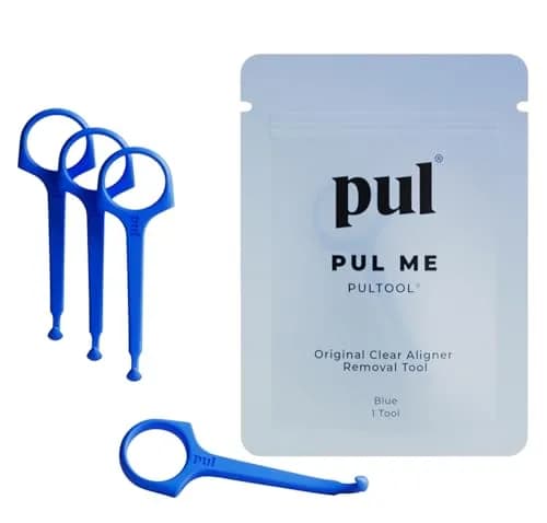 The Pultool Aligner Removal Tool 4-Pack (Blue) | Hygienic & Easy Orthodontic Accessory thumbnail 1
