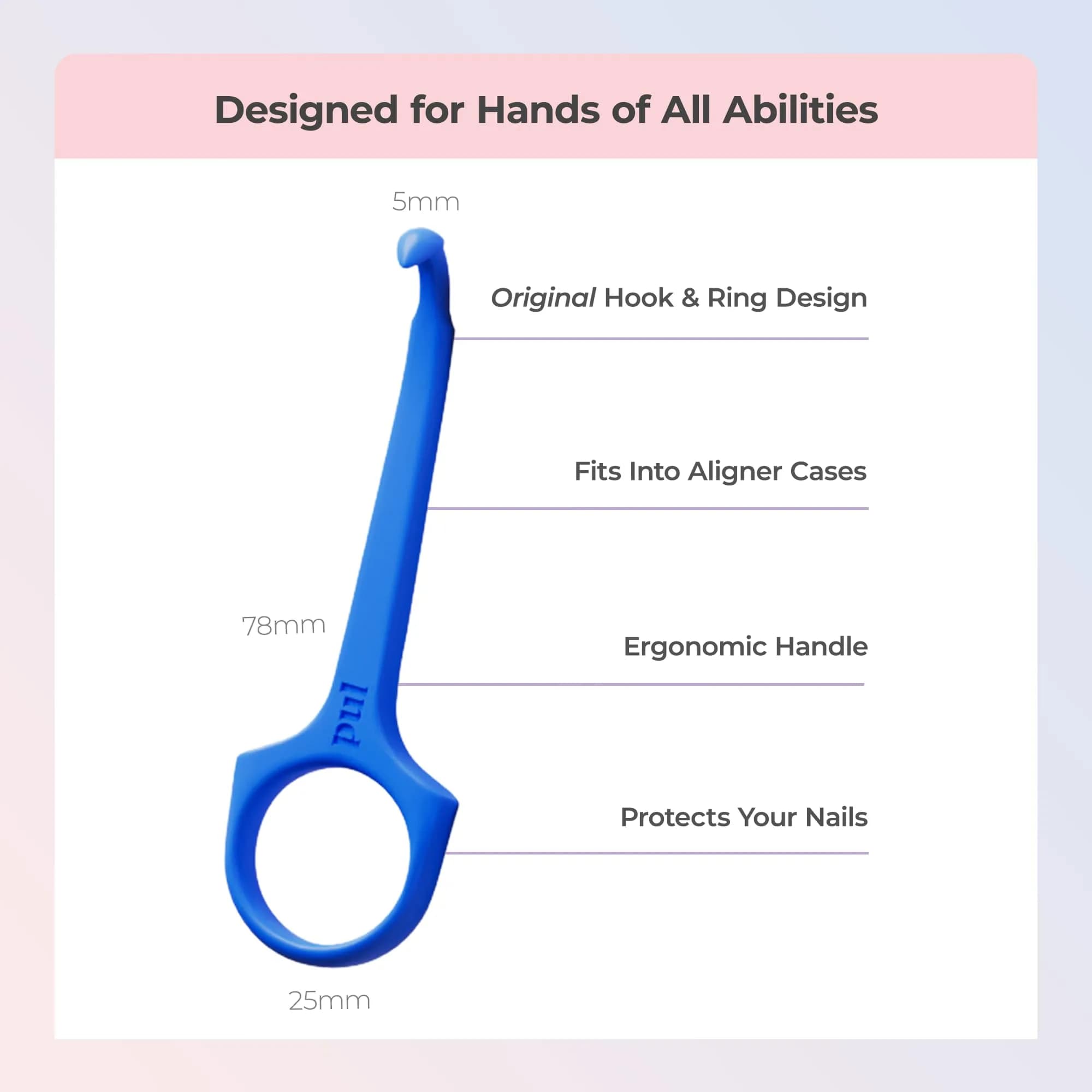 The Pultool Aligner Removal Tool 4-Pack (Blue) | Hygienic & Easy Orthodontic Accessory - view 4
