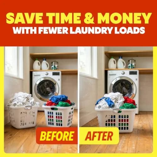 SHOUT Color Catcher Sheets for Laundry, Prevents Color Runs, 288 Total Sheets | 288 Count (Pack of 4) thumbnail 8