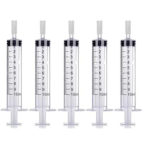 MUB Perfume Refill Pump Syringe with Extraction Adapter, 10ml Capacity, 5-Pack | For Travel Atomizer Refills thumbnail 1